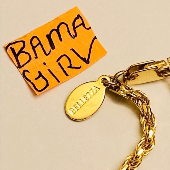 QVC Bellezza HSN Limited Edition Gold Rope chain Necklace - Picture 8 of 11